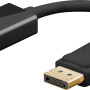 Goobay | DisplayPort/HDMI pārejas kabelis | 67881 | DisplayPort spraudnis | HDMI ligzda | 0.1 m
