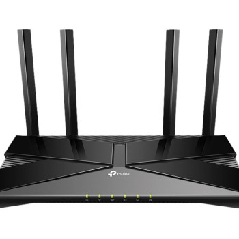 TP-LINK | AX1800 Divjoslu Wi‑Fi 6 maršrutētājs | EX220 | 802.11ax | 10/100/1000 Mbit/s | Ethernet LAN (RJ-45) porti 4 | Mesh atbalsts Jā | MU‑MIMO Jā | Nav mobilo datu | Antenas tips Ārējā