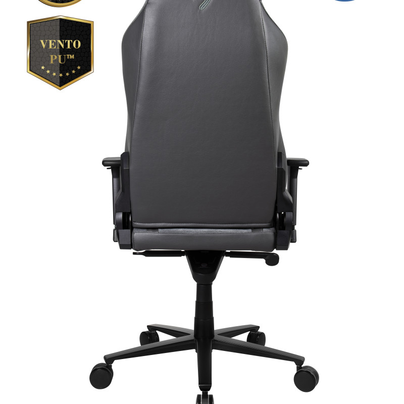 Arozzi Vernazza Vento Gaming Chair Vento Polyurethane; Soft Fabric; Metal; Aluminium | Ash
