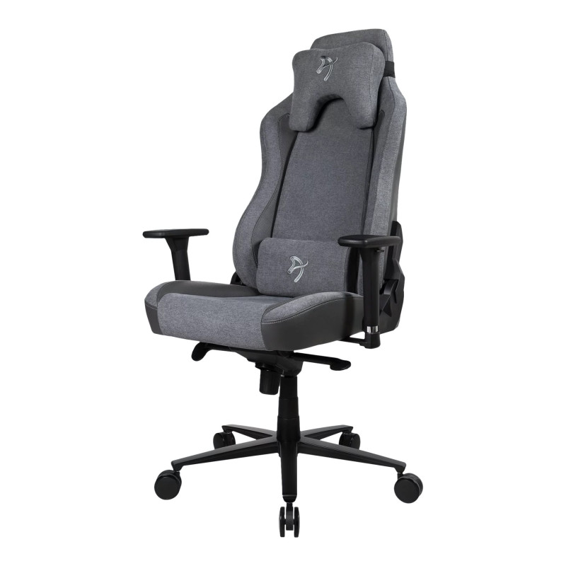 Arozzi Vernazza Vento Gaming Chair Vento Polyurethane; Soft Fabric; Metal; Aluminium | Ash