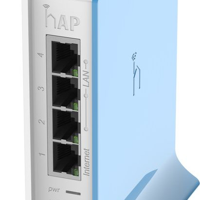 MikroTik | Access Point | RB941-2nD-TC hAP Lite | 802.11n | 10/100 Mbit/s | Ethernet LAN (RJ-45) porti 4 | MU-MIMO Jā | 12 mēnesi