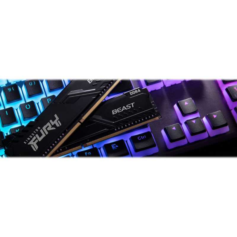 Kingston | Fury Beast | 2x8 GB | DDR4 | 3200 MHz | PC/server | Reģistrēta: Nē | ECC: Nē