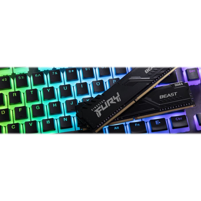Kingston | Fury Beast | 2x8 GB | DDR4 | 3200 MHz | PC/server | Reģistrēta: Nē | ECC: Nē