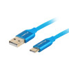 Lanberg | USB Type-C to USB Type-A 2.0 Cable Blue QC 3.0 Premium, 1.8 m | CA-USBO-22CU-0018-BL | USB Type-C to USB Type-A