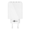 Goobay 44962 30 W USB-A daudzportu lādētājs, balts