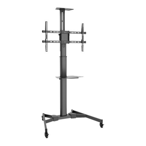 Digitus | Floor stand | TV-Cart for screens up to 70", max. 50kg wheelbase, VESA max. 600x400 | Tilt | 37-70 " | Maximum weight (capacity) 50 kg | Black