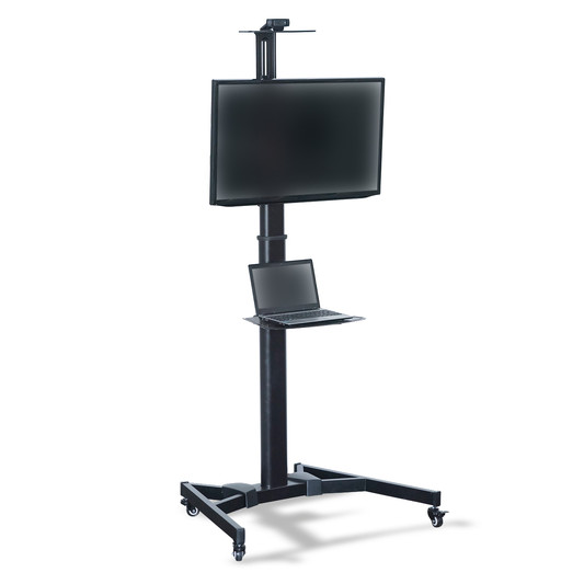 Digitus | Floor stand | TV-Cart for screens up to 70", max. 50kg wheelbase, VESA max. 600x400 | Tilt | 37-70 " | Maximum weight (capacity) 50 kg | Black