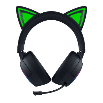 Razer | Austiņas | Kraken Kitty V3 Pro | Bluetooth | Over-Ear | Melna